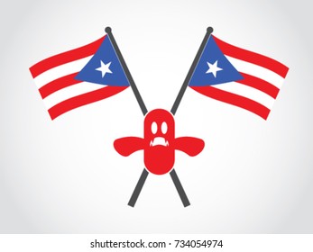 Puerto Rico Emblem Ghost