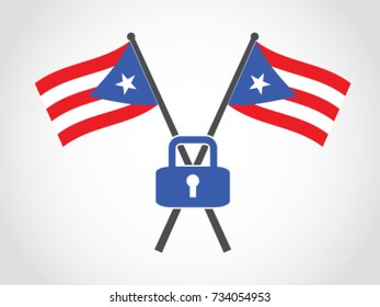 Puerto Rico Emblem Security