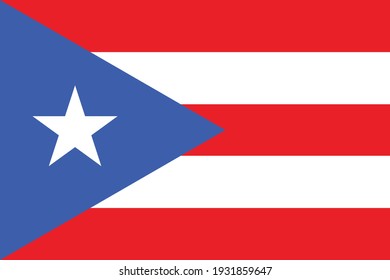 Puerto rico flag file for cutting on machines or putting on shirts