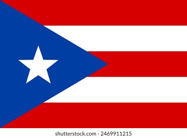 Puerto Rico flag illustrator country flags