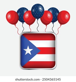 Puerto Rico Flag Independence Day Celebration