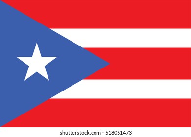 Puerto Rico Flag. page symbol for your web site design Puerto Rico flag logo, app, UI. Puerto Rico flag Vector illustration, EPS10.