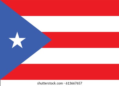 Puerto Rico Flag page symbol for your web site design Puerto Rico flag logo, app, UI. Puerto Rico flag Vector illustration, EPS10.
