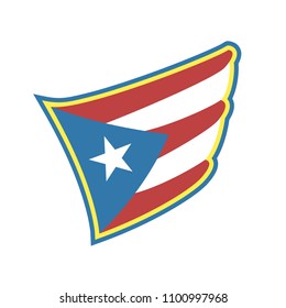 Puerto Rico flag symbol