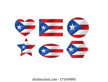 Puerto Rico flag themes idea design