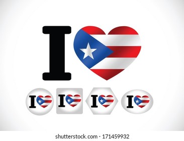 Puerto Rico flag themes idea design