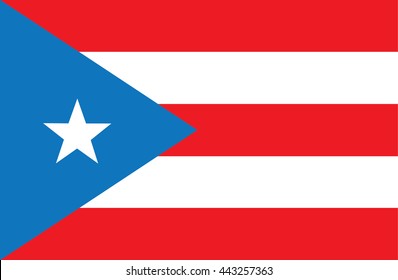 Puerto Rico Flag Vector