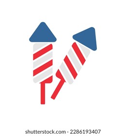Puerto-Rico-Flaggen Symbol-Set, Puerto Rico-Unabhängigkeitstag Symbol gesetzt Vektorsymbol