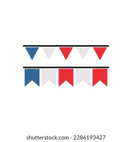 Puerto rico flags icon set, Puerto rico independence day icon set vector sign symbol