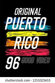 puerto rico good vibes,t-shirt design