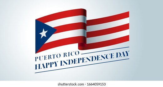 Puerto Rico Happy Independence Day Vector Stock Vector Royalty Free 1664059153 Shutterstock 1112