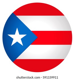 Puerto Rico icon, vector illustration
