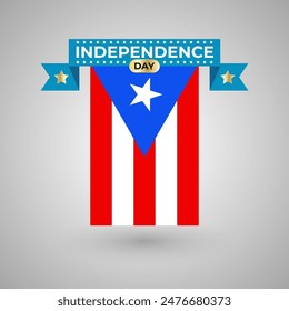 Puerto Rico Independence Day Flag Banner