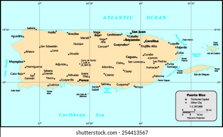Puerto Rico Map