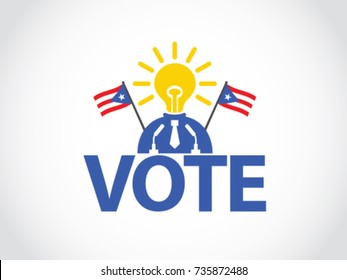 Puerto Rico Podium Bright Idea Politician Election