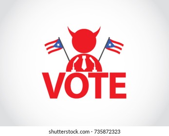 Puerto Rico Podium Corrupt Politician Election