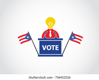 Puerto Rico Podium Lack Of Idea Politicain Poll