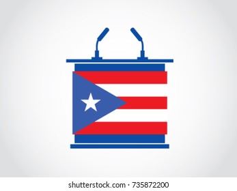 Puerto Rico Podium Speech