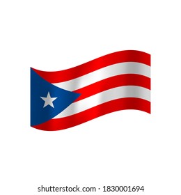 Puerto Rico Flag Official Colors Proportion Stock Vector (Royalty Free ...