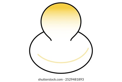 Pastel de arroz inflado (pastel de arroz redondo), icono de dibujo de línea isométrica, Ilustración vectorial