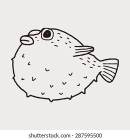 Puffer doodle