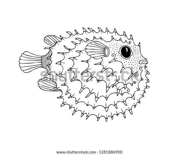 32 Puffer Fish Coloring Pages - Free Printable Coloring Pages