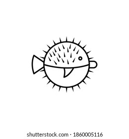 puffer line icon. signs and symbols can be used for web, logo, mobile app, ui, ux