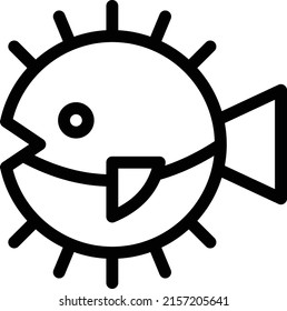 ilustración del vector puffer en un fondo transparente. Símbolos de calidad superior. Iconos vectoriales de línea delgada para el diseño de conceptos y gráficos.