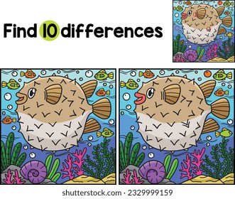  Animales De Púffero Encuentran Diferencias