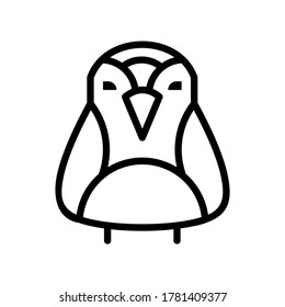 puffin icon or logo isolated sign symbol vector illustration - high quality black style vector icons
