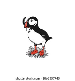 vector del logotipo del fúnebre. logotipo animal