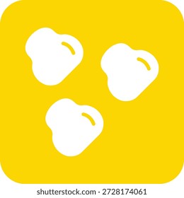 Ilustración de diseño de íconos de Vector Puffs