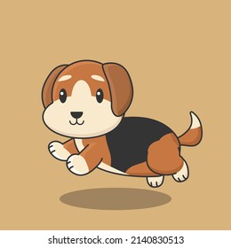 pug cartoon beagle flat drawing pet bulldog vector dog breed comic puppy corgi husky background art