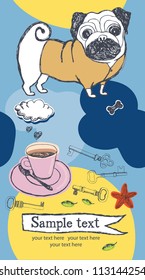 Pug and a cup of tea