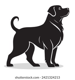 Pug outline and symbols. Dark level variety basic exquisite white foundation Pug animal vector and silhouette icon.