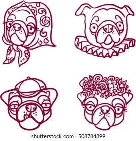 pugs 4 character