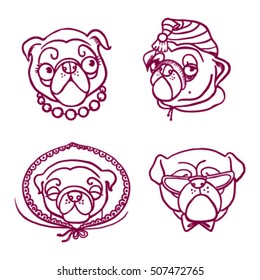 pugs - characters