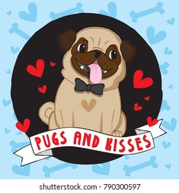 Pugs and kisses 