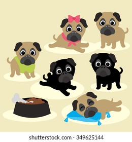 Pugs vector.