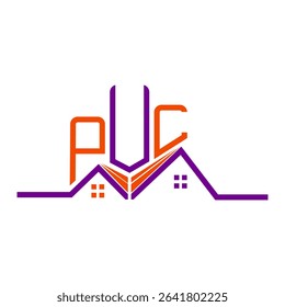 PUL Real State logo design, PUL simple and modern logo. PUL luxurious alphabet design  