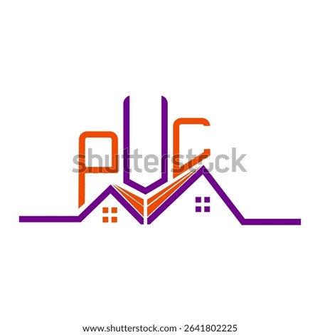 PUL Real State logo design, PUL simple and modern logo. PUL luxurious alphabet design  