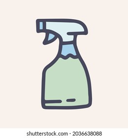 Pulivizer vector doodle simple color icon design