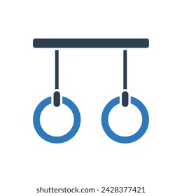 Pull Up Bar Icon Sign Symbol Vector