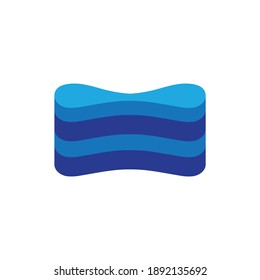 Zugmaschine zum Baden auf weißem Hintergrund