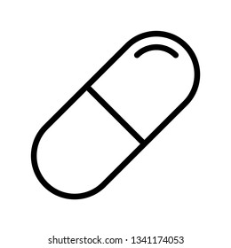 pull capsule favorites icon vector