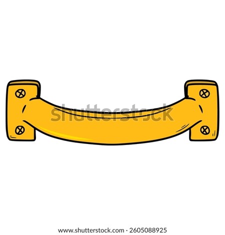 pull handle illustration hand drawn isolated vector