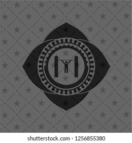 pull up icon inside black badge