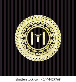 pull up icon inside gold badge