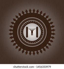 pull up icon inside wooden signboards