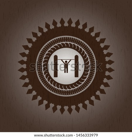 pull up icon inside wooden signboards